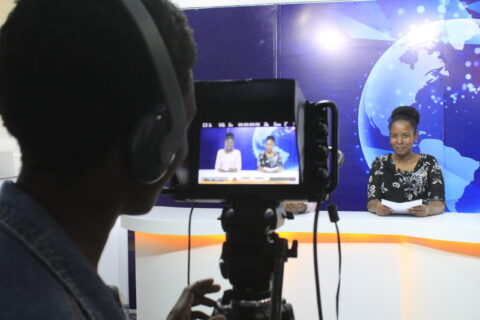 PAC University TV Studio for Communication Students