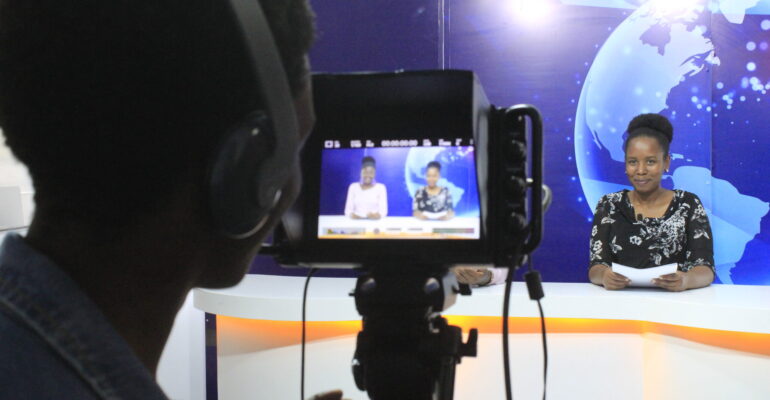 PAC University TV Studio for Communication Students