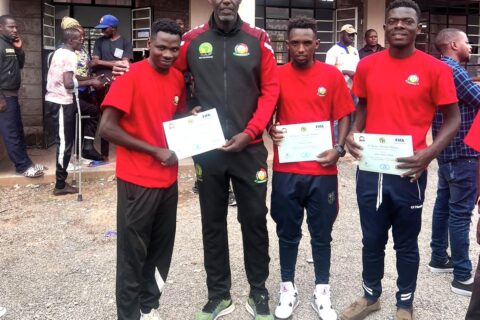 Chrisantus Wafula Kasembeli of PAC University attains a CAF D coaching licence