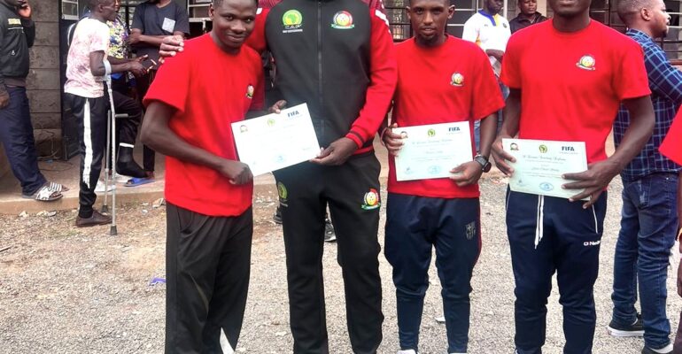 Chrisantus Wafula Kasembeli of PAC University attains a CAF D coaching licence