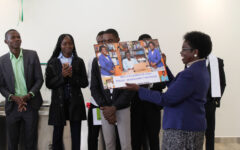 PAC University Student Council gifts outgoing VC Prof. Margaret J. Muthwii
