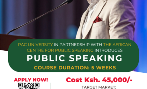 PAC UNIVERSITY IN PARTNERSHIP WITH THE AFRICAN CENTRE FOR PUBLIC SPEAKING INTRODUCES PUBLIC SPEAKING