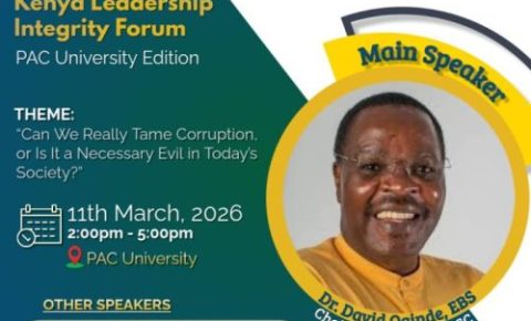 PAC University_Kenya Leadership Integrity Forum_Dr David Oginde