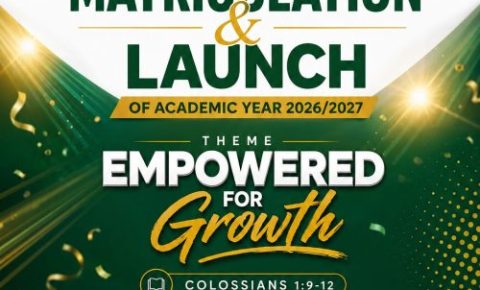 PAC Matriculation and Launch of Academic Year
